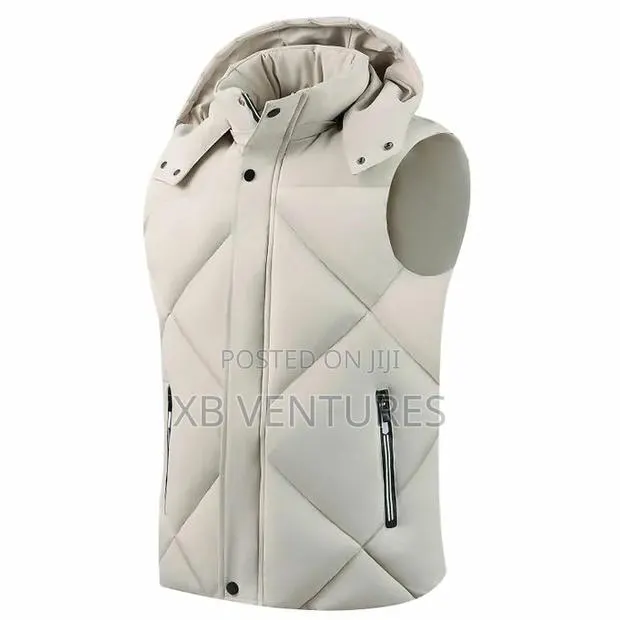 Men's Hooded Quilted Waistcoat · Photo 1