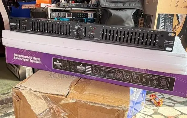 Supermulti Eq215 Sub Professional Dual 15-Band Graphic Equalizer · Photo 1