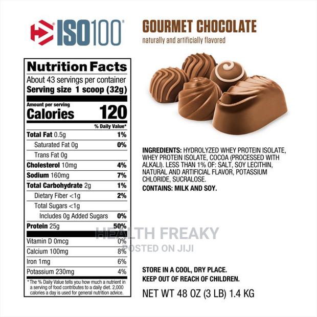 Dymatize Iso100 Whey Protein Isolate Hydrolyzed 3lb · Photo 3