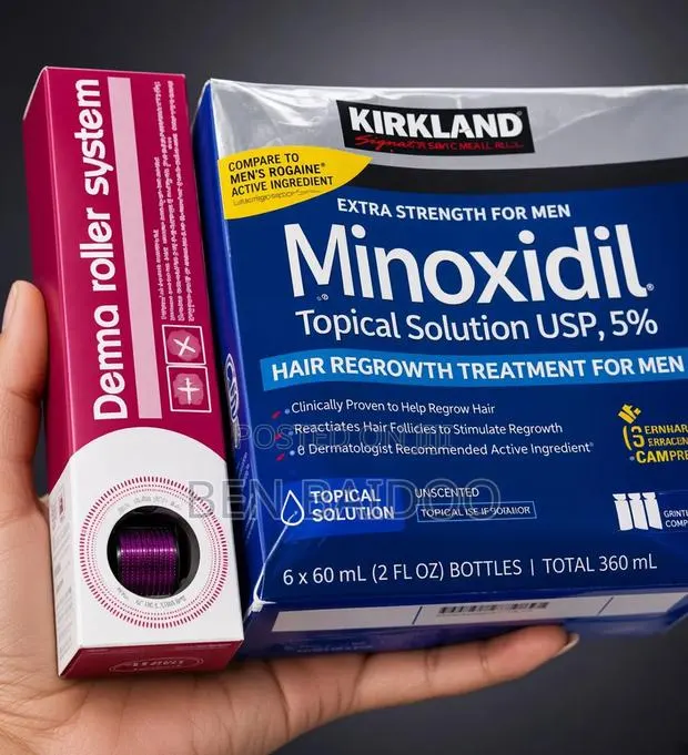 Kirkland Box and Derma Roller Hair Kit(Hair Loss Solution) · Photo 1