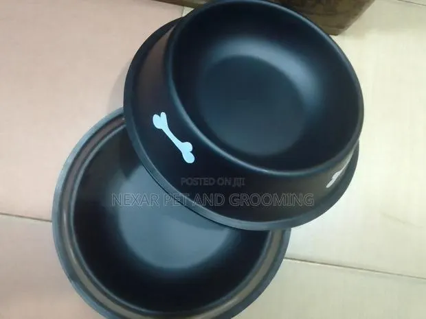 Dog Eating Bowl Stainless Steel Pet Bowl Medium Size · Photo 1