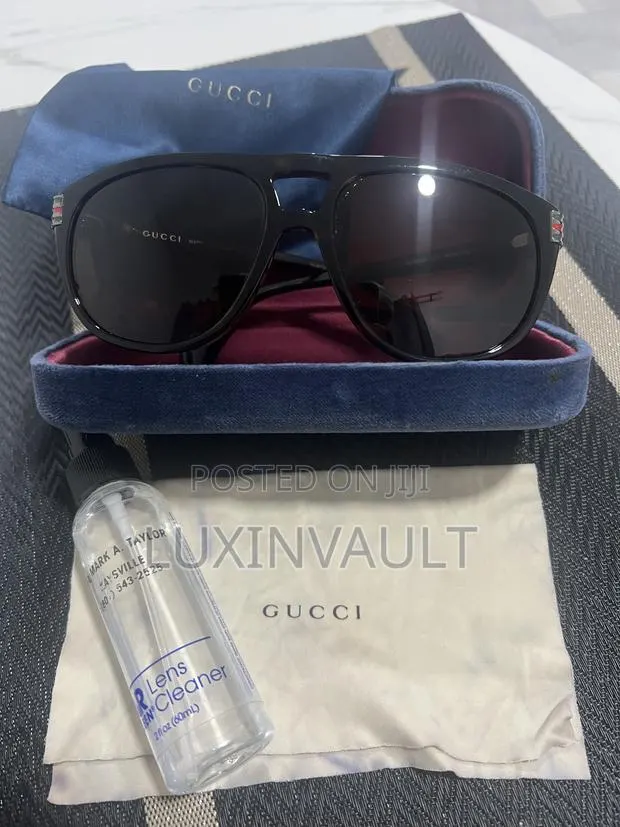 Original Pre-Owned Gucci Aviator Havana Brown Sunglass / Unisex · Photo 1
