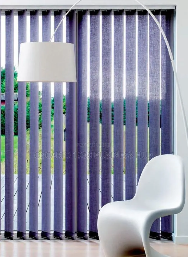 Pomegranate Paradise Modern Vertical Window Curtain Blinds · Photo 1