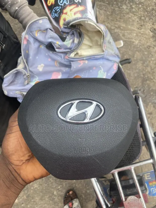 Hyundai Santa Fe 2022 2023 2024 Steering Wheel Airbag Cover · Photo 1