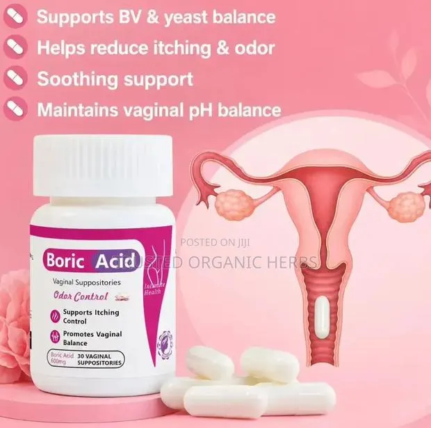 Boric Acid Vaginal Suppositories - Odor Control · Photo 1