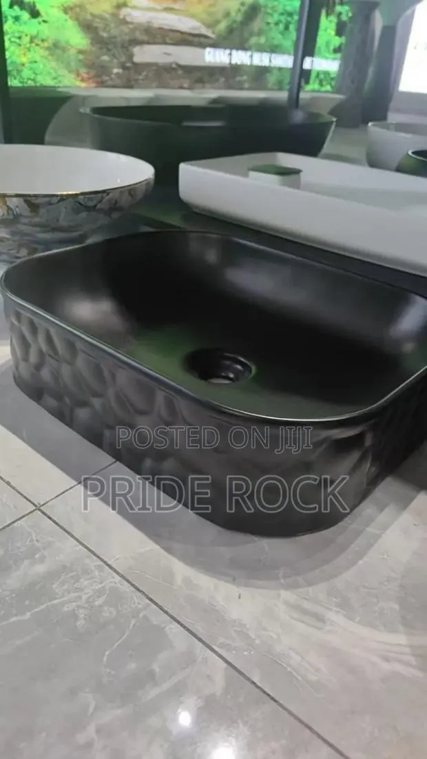 Black Counter Top Basin L, Pedicure Bowl · Photo 1
