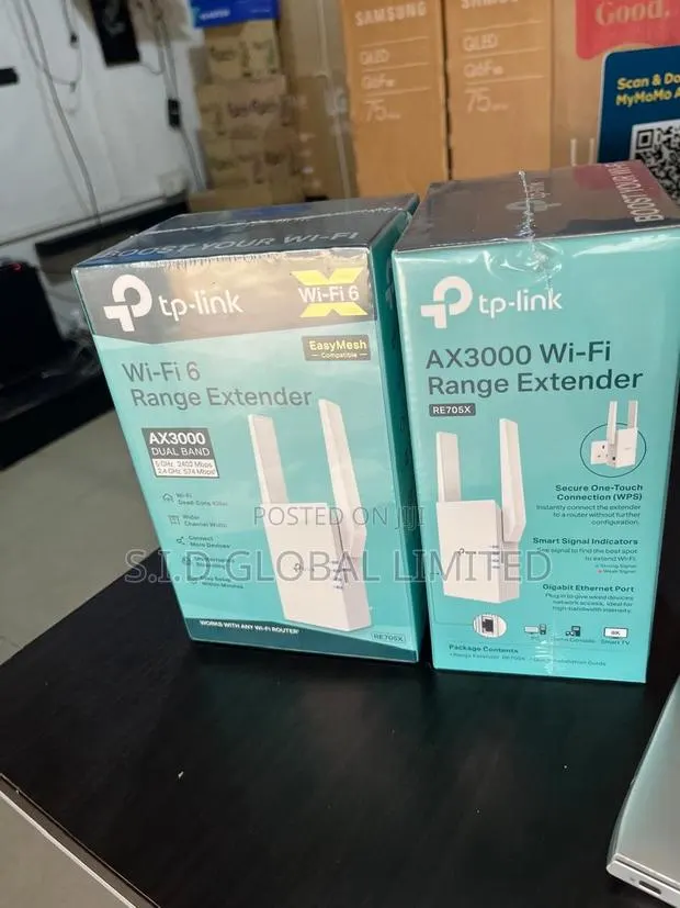 Stop Buffering: Grab the RE705X Wi-Fi 6 Extender Now · Photo 1