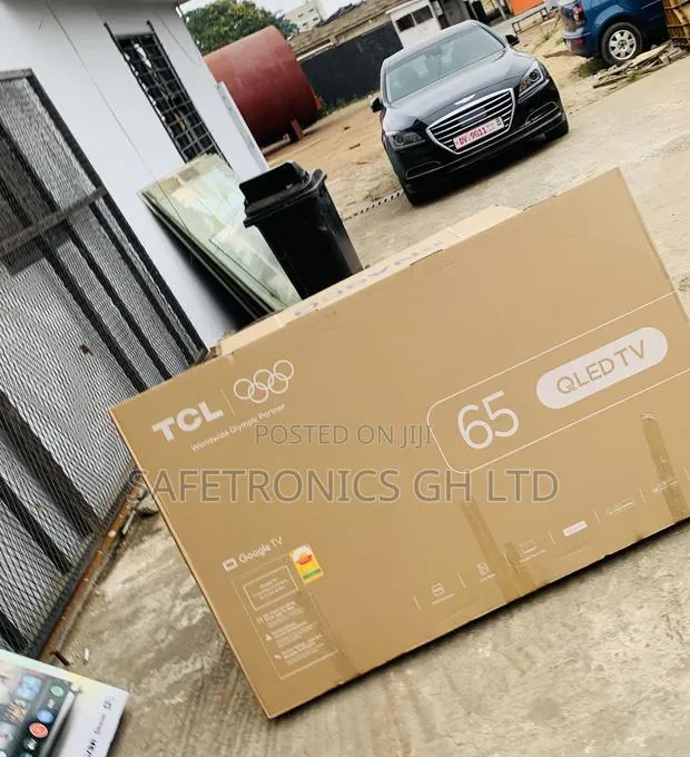 Super New < 65 Inch Qled TCL Smart Android Uhd TV · Photo 1