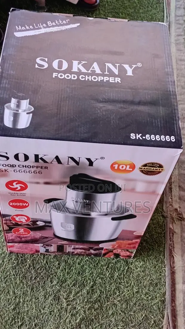 Sokany 10l Commercial Food Chopper – Large Capacity Kitchen 10l · Photo 1