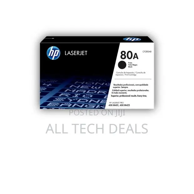 Hp 80a Black Laserjet Toner Cartridge (Standard Capacity) · Photo 1