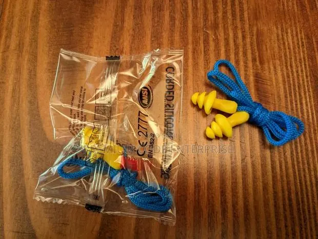 Safety Corded Earplugs – Industrial Hearing Protection (100 Pairs) · Photo 1