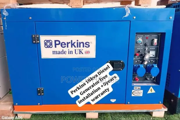 Make-a-Thing Perkins Diesel Generator 18kva Silent Perkins Generator · Photo 1