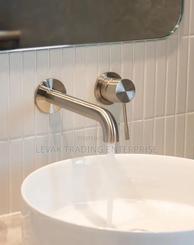 Stainless Concealed Wall Mounted Tap - Wall Faucet - Hidden Tap · Photo 1