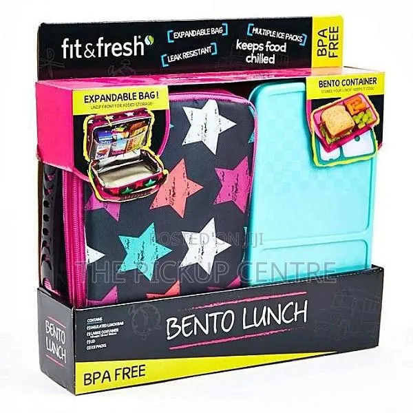 Bento Lunch Kits Set Insulated Bags With Two Iced Packs · Photo 1