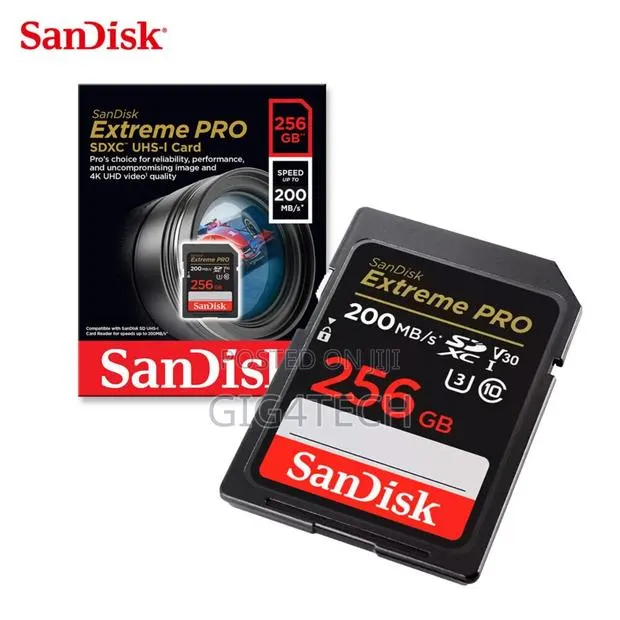 Sandisk Extreme Pro 256gb Sd Card · Photo 1