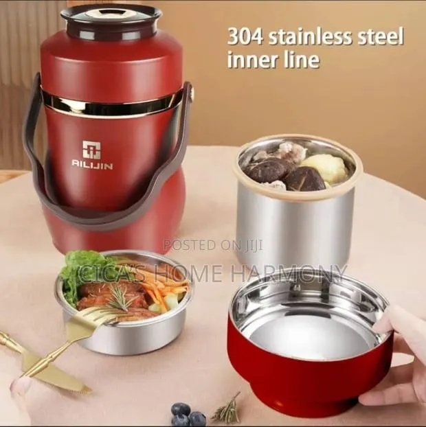 Insulation Food Container Set ( Stainless Steel) · Photo 1