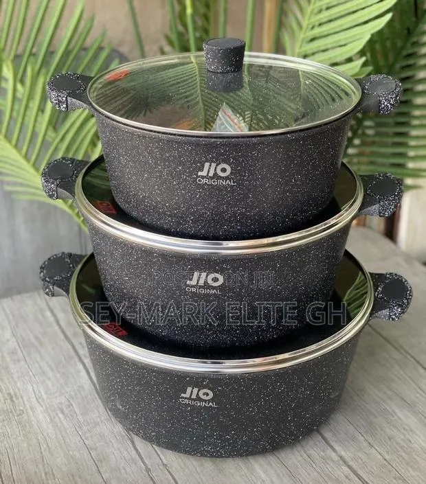 3 Set JLO Granite Nonstick Cookware (Big Sizes) · Photo 1