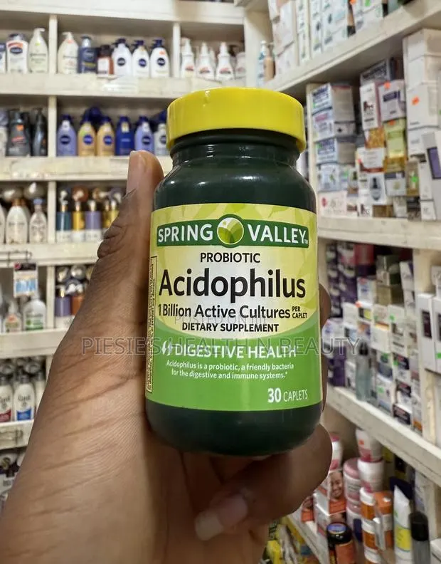 Spring Valley - Acidophilus, 1 Billion Active Cultures, 30 Caplets · Photo 1