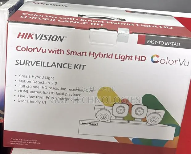 Hikvision 4channel Colorvu With Smart Hybrid Light Kit · Photo 1