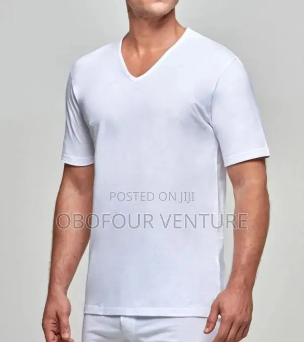 100% Cotton Gildan Adult Men's v-Neck From Usa Sizes M, L, XL · Photo 1