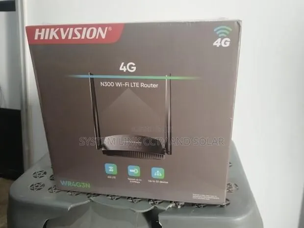 Hikvision 4g Universal Router N300 Wifi Wr4g3n Lte Router · Photo 1