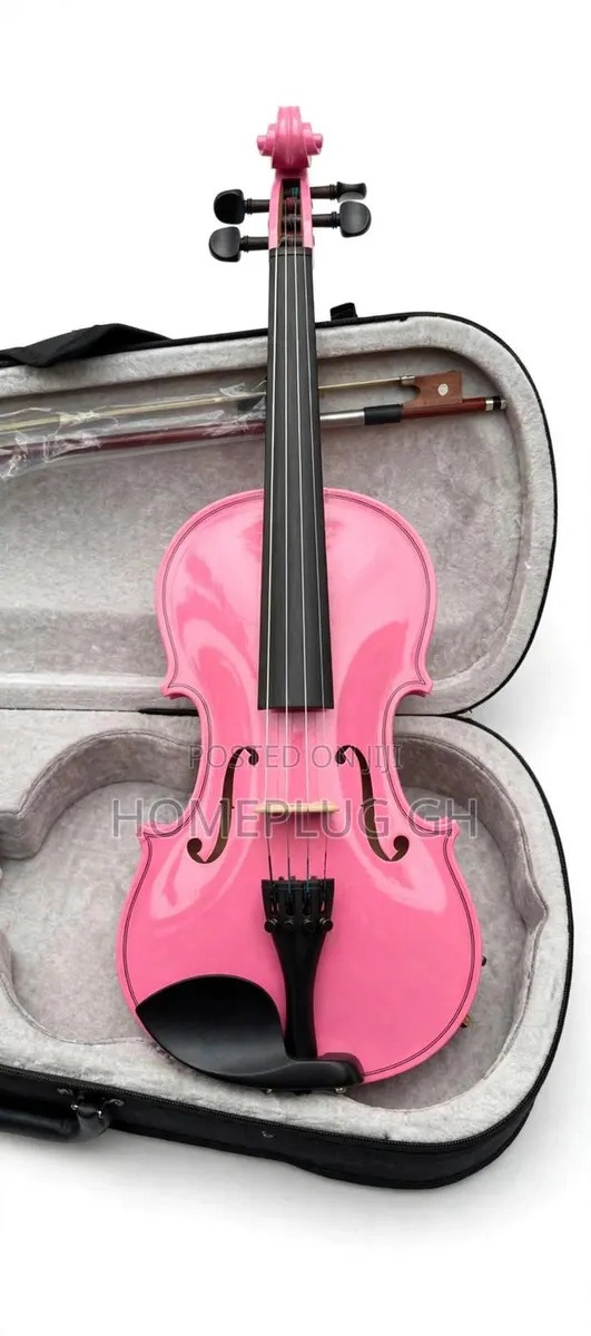 Pink Violin With Case · Photo 1