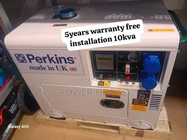 Electric System 10kv 13000watts Perkins Diesel 10kv · Photo 1