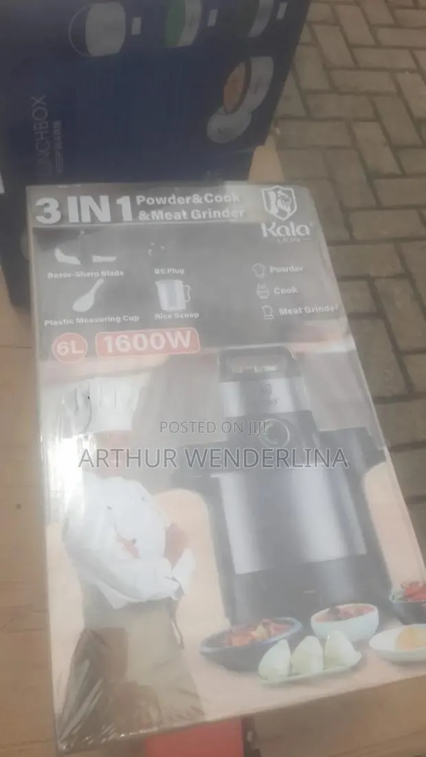 Kola 3 in 1 Powder , Cook and Meat Grinder 6liters · Photo 1