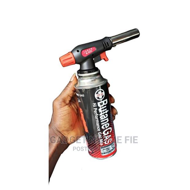 Fire Flame Gun Torch + 2 Butane Gas Automatic Ignition Black · Photo 3