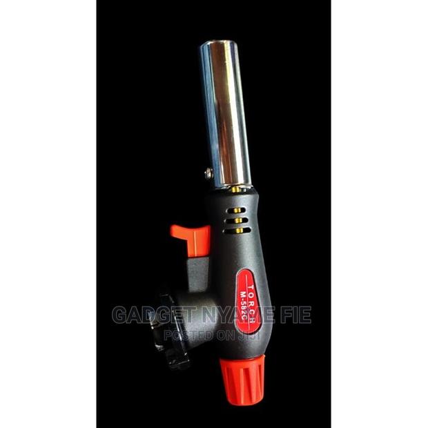 Fire Flame Gun Torch + 2 Butane Gas Automatic Ignition Black · Photo 4