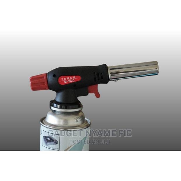 Fire Flame Gun Torch + 2 Butane Gas Automatic Ignition Black · Photo 6
