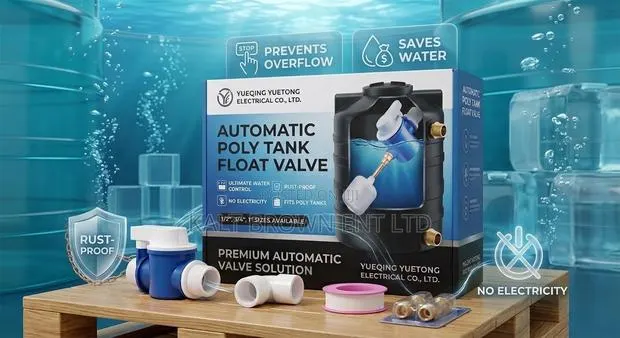 Automatic Water Tank Float Valve – Stop Overflow & Save Water Fast · Photo 1