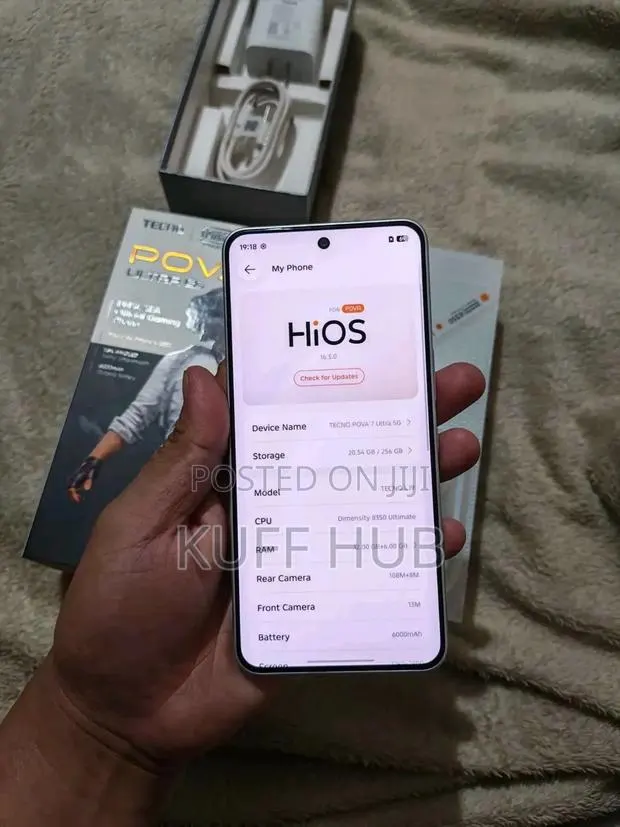 New Tecno Pova 7 Ultra 5G 256 GB Silver · Photo 1
