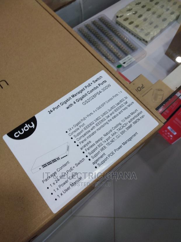 24 Port Layer Managed Gigabit Poe Switch · Photo 2