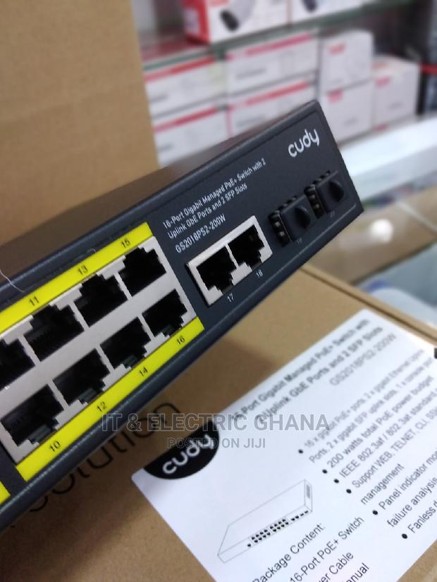 16 Port Layer 2 Managed Switch With 2gigabit Uplink 2 SFP · Photo 2