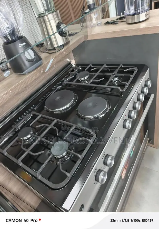 Sigma 90*60 6Burner(4Gas+ 2Electric) Cooker Oven + Grill + Ignition · Photo 1