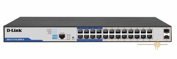D-Link 24port DGS-F1210-26ps-E Poe Smart Switch (Managed)