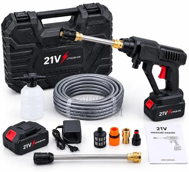 21V High Pressure Cordless Washer