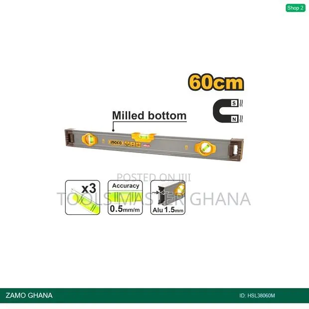 Spirit Level With Powerful - Hsl38060m · Photo 1