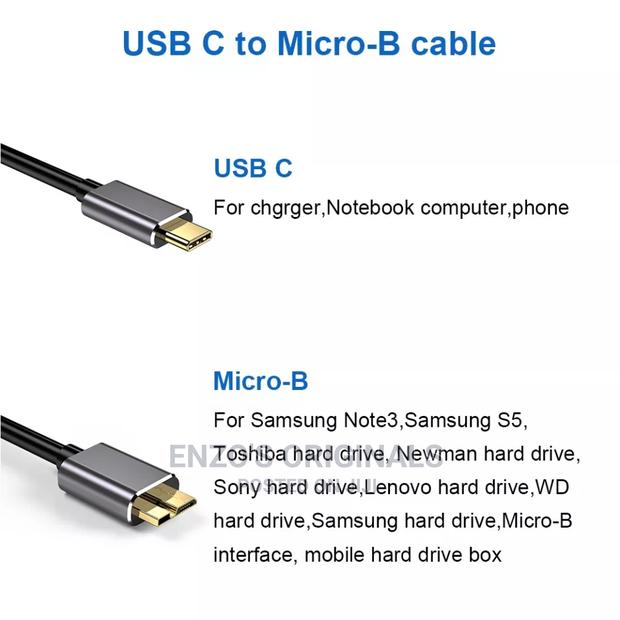 Type-C Usb-C to Usb 3.0 External HDD Hard Drive Cable · Photo 4