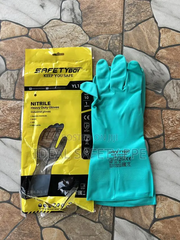 Rubber Cleaning Gloves Also Called Household Chemical Resistant Gloves · Photo 1