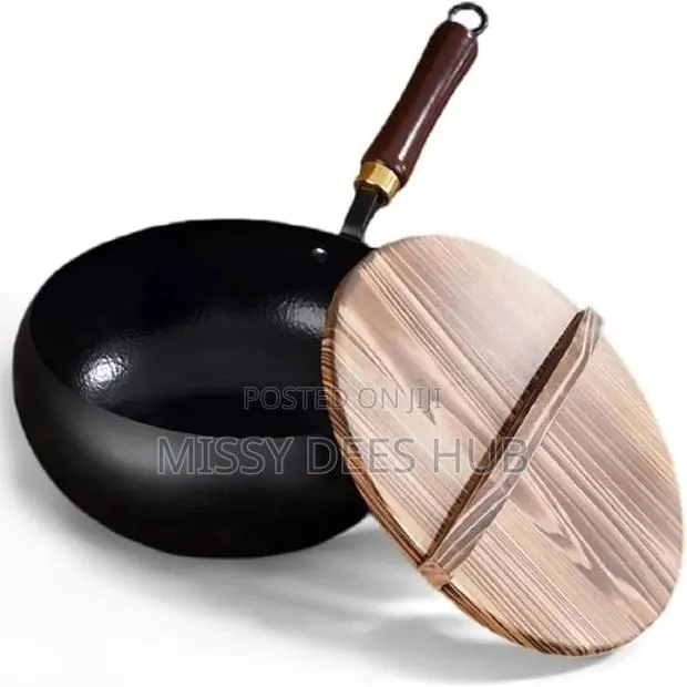 24cm Potbelly Pot With Wooden Cover · Photo 1