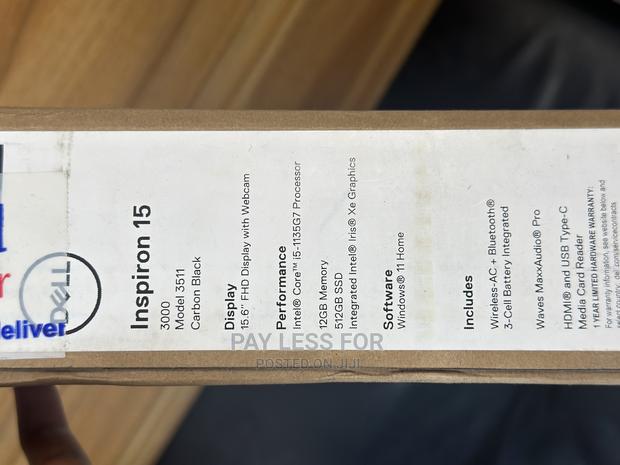 New Laptop Dell Inspiron 15 12GB Intel Core I5 SSD 512GB · Photo 2