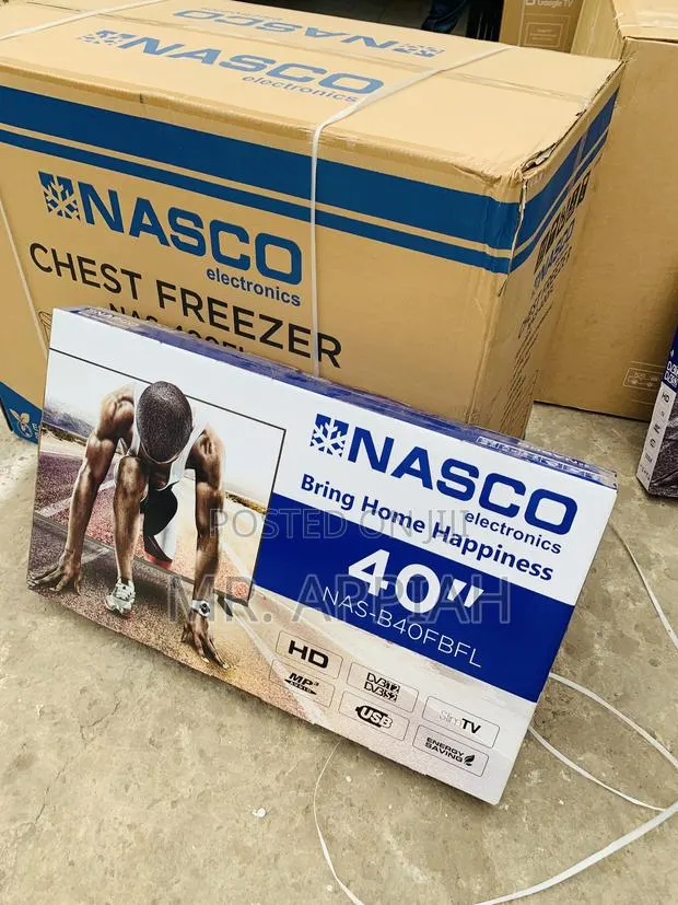 Extremely Classic Nasco 40” Full Hd Satellite TV(Black) · Photo 1