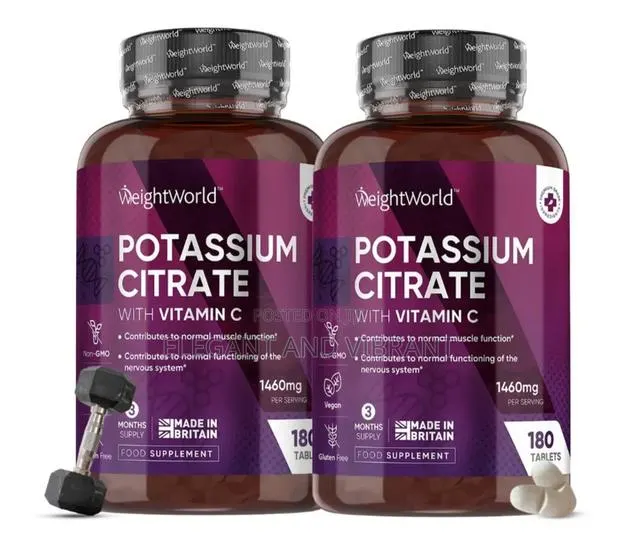 Potassium - Vitamin C - 360Tablets -Strength & Fitness-Immune Support · Photo 1
