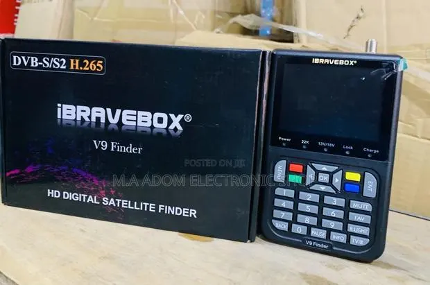 High Quality Ibravebox V9 Satellite Detector Finder(Black). · Photo 1