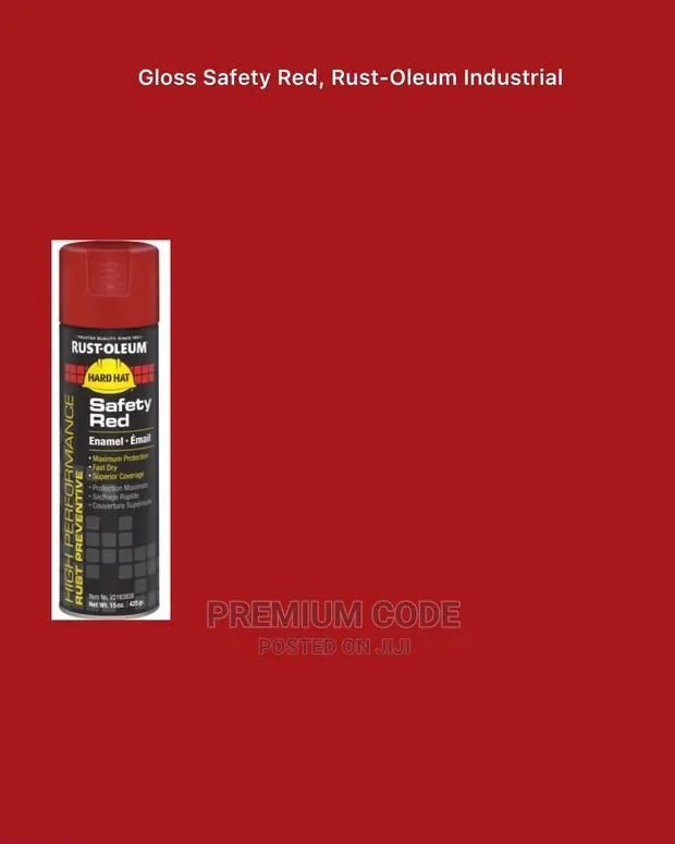 Safety Red Antirust Spray, Rust-Oleum Industrial · Photo 1