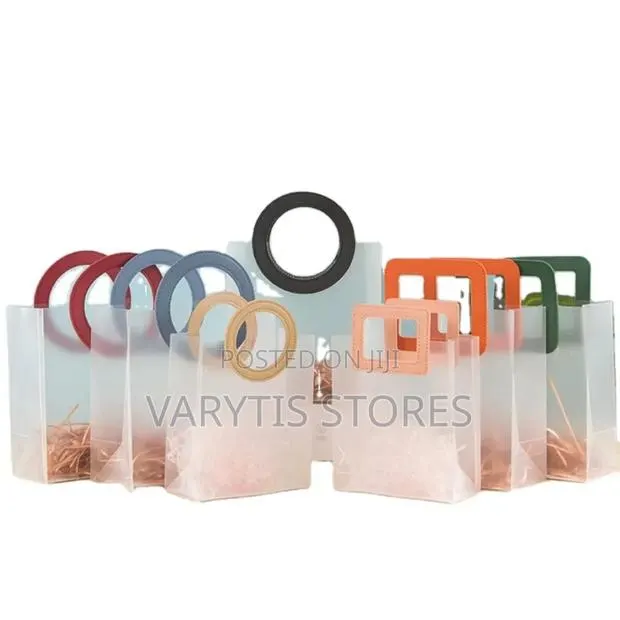 10pcs Transparent Tote/Party Bags for Gifts Packaging · Photo 1