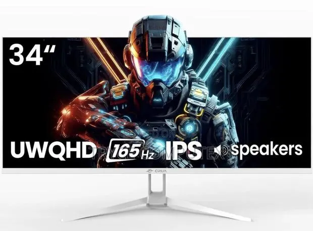 34'' Uwqhd White Gaming Monitor, 165hz/144hz · Photo 1