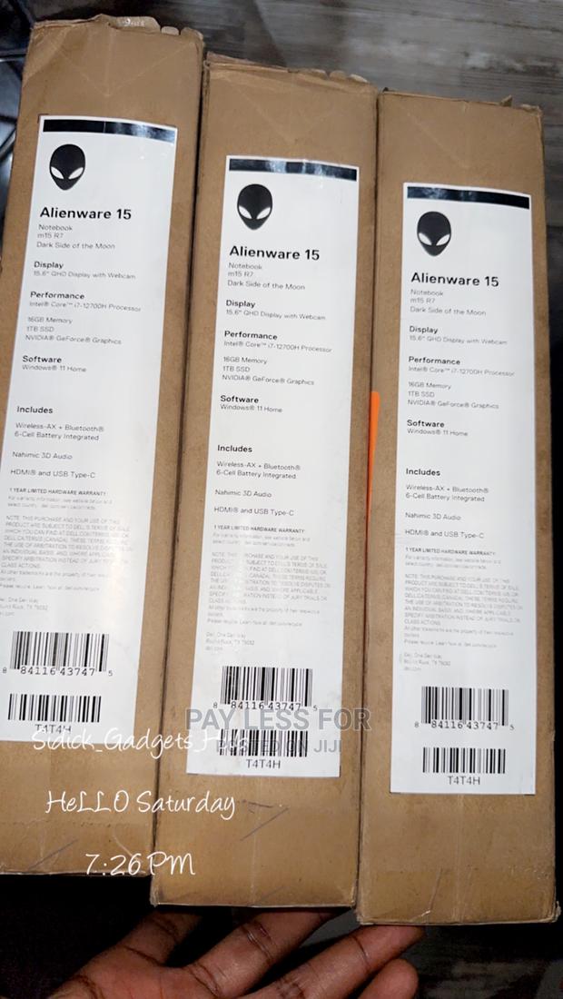 New Laptop Dell Alienware 15 16GB Intel Core I7 SSD 1T · Photo 3